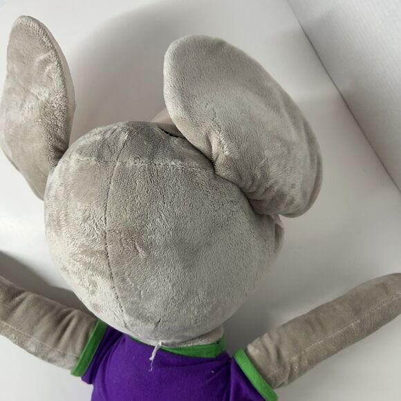 Chuck E. Cheese 30" Mouse LARGE Plush 2013 Purple Shirt Blue Jeans - Rare Find - Picture 9 of 9